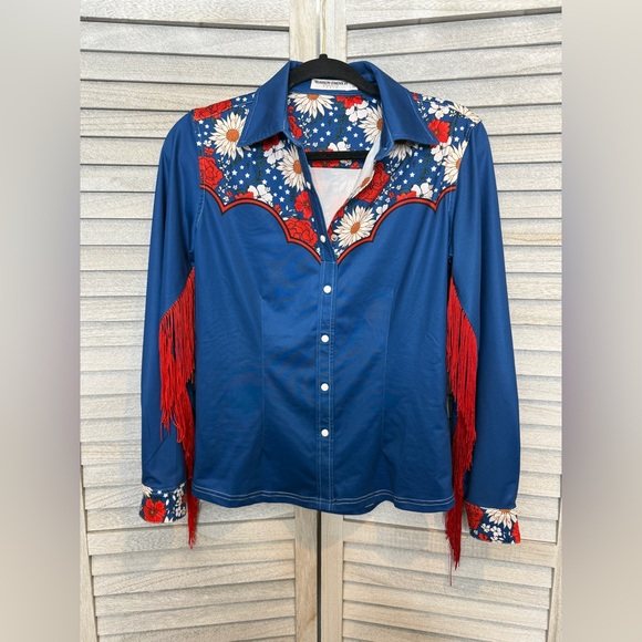 Ranch Dress’n Youth Western Shirts Rodeo Size XL Girls - Picture 2 of 12